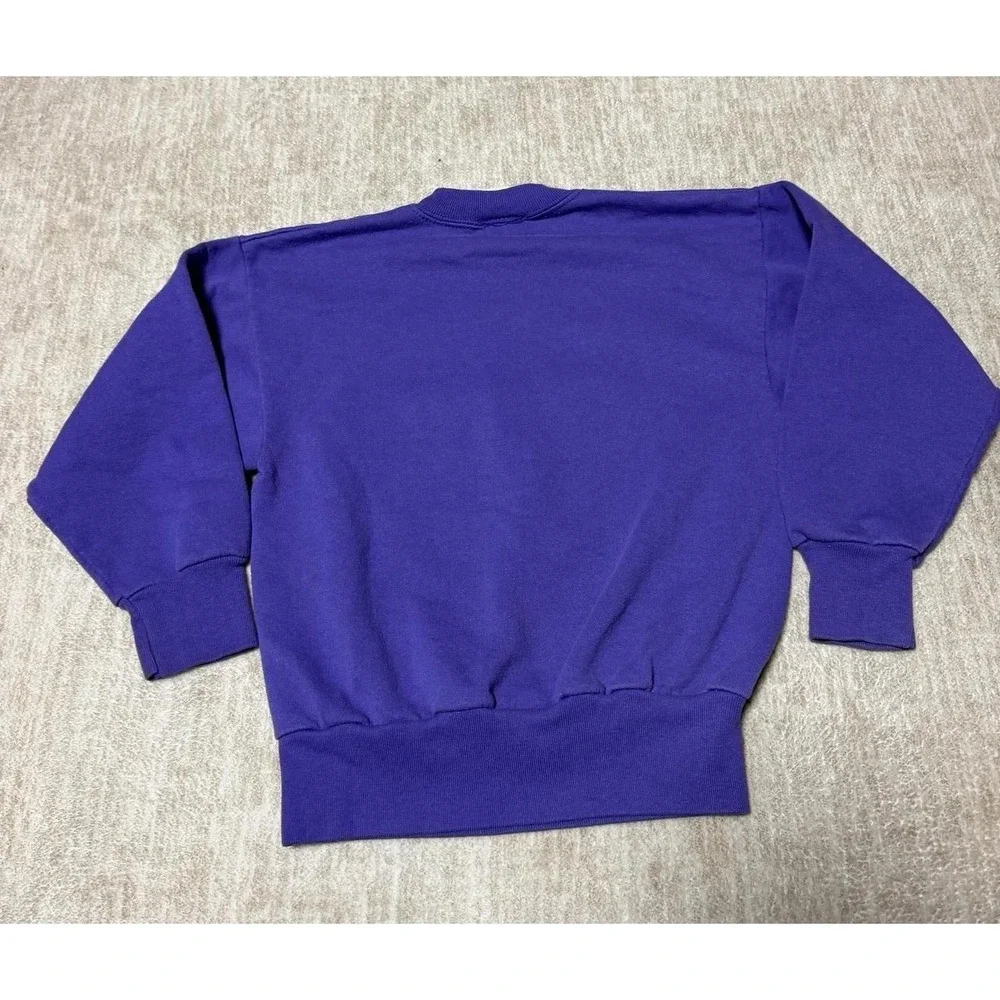 Disney Store Princess Sweatshirt Youth Small Purple Belle Snow White Vintage